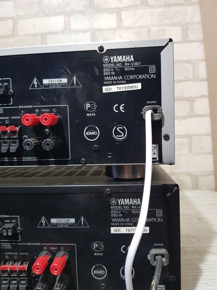 Пульт!AV ресивер/підсилювач  Yamaha RX-V367 2x120Вт 3D HDMI  б/у+2ч