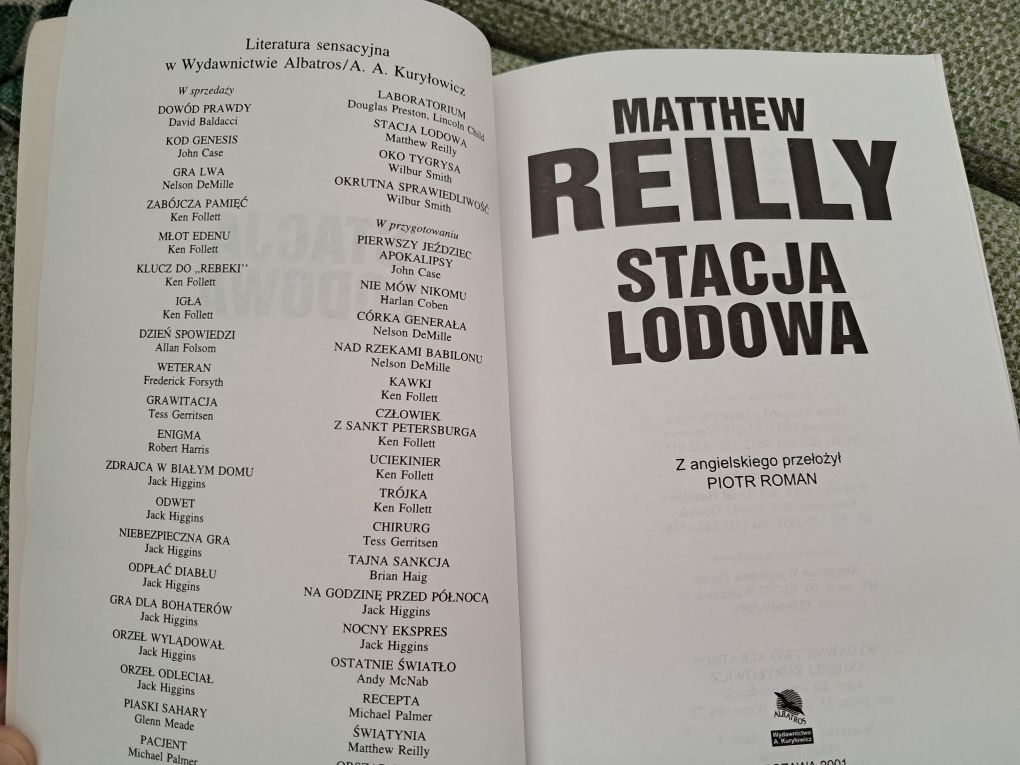 Stacja lodowa Matthew Reilly