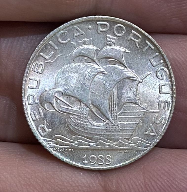 Moeda 2$50 Prata 1933 NOVA