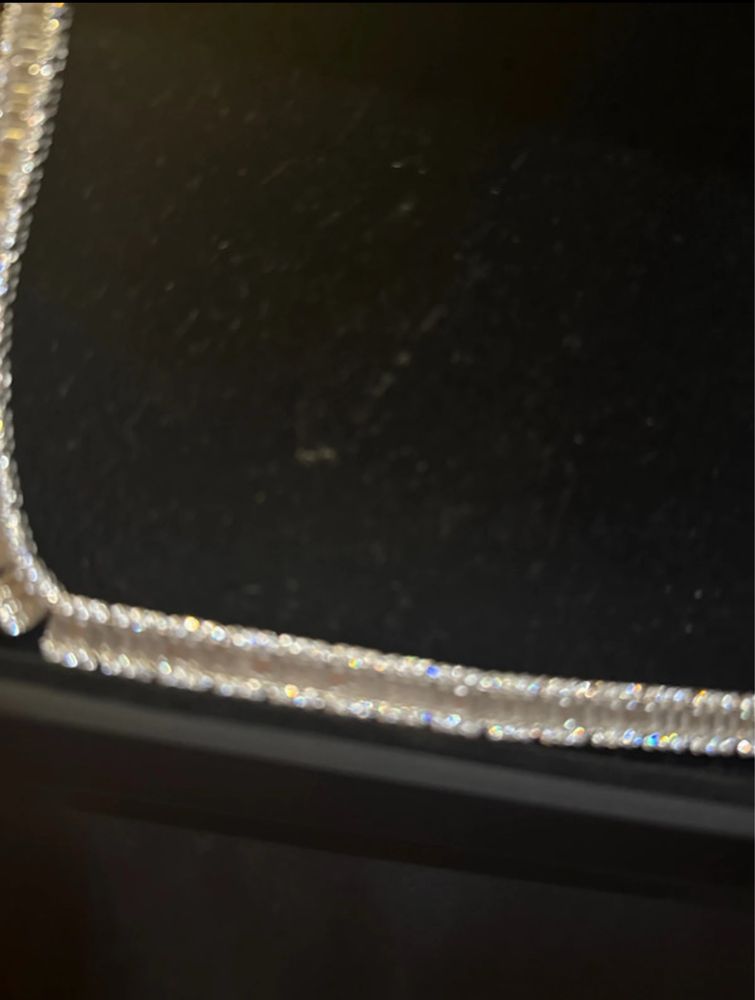 Łańcuch tennis bougette vvs moissanite