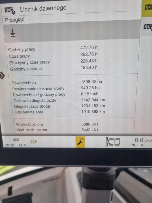 Cesja Claas Lexion 8600