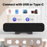 soundbar, mały głośnik do komputera PC, laptopa