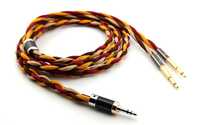 Ręcznie wykonany kabel do słuchawek MEZE warianty, kolory, wtyk 3,5mm