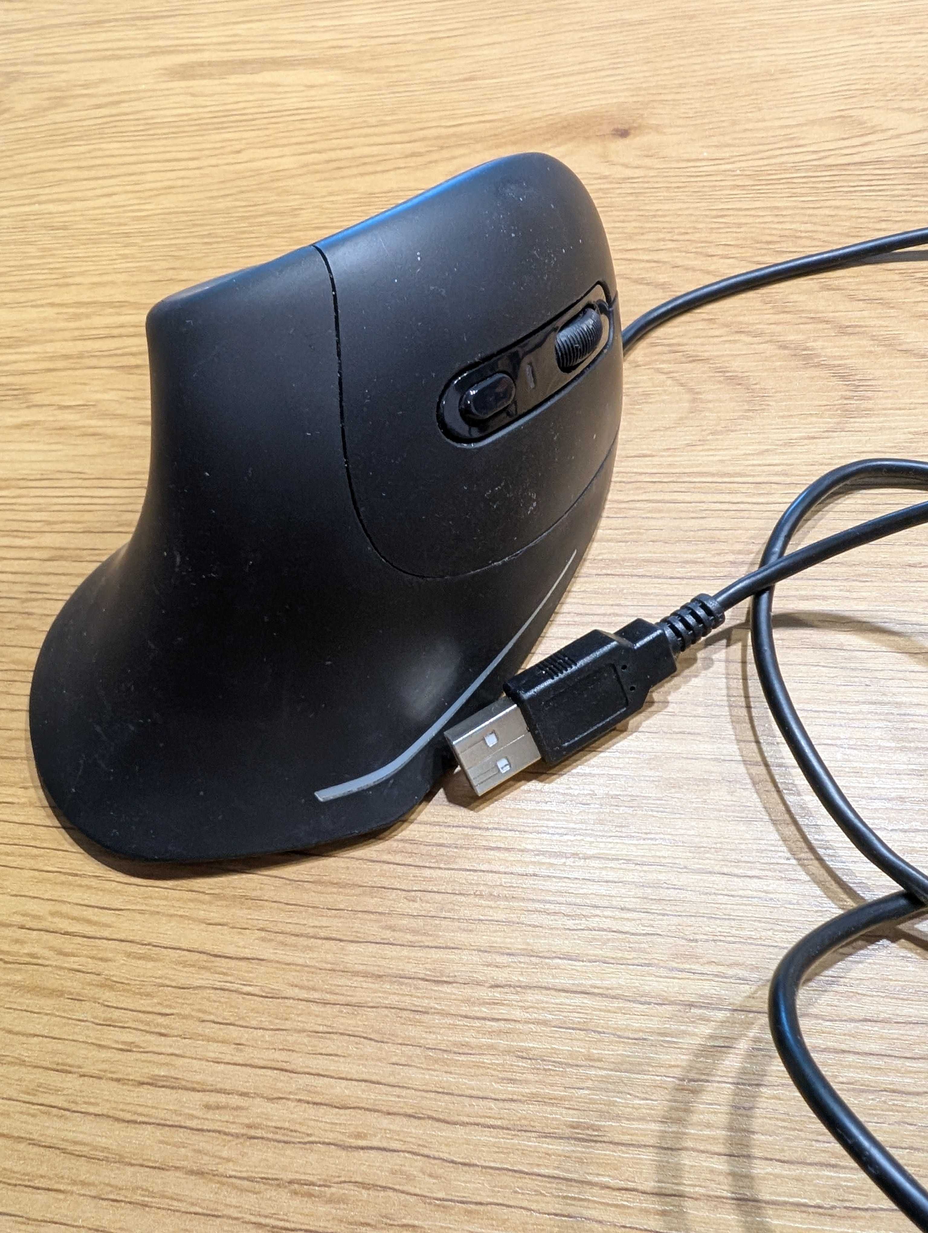 Mysz komputerowa CSL USB - ergonomiczna pionowa