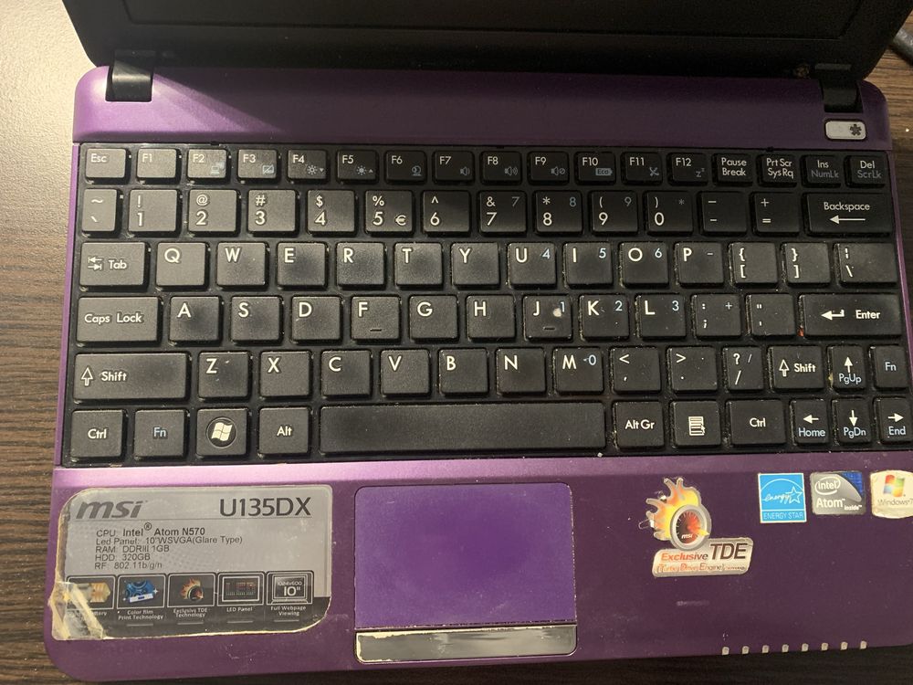 Laptop MSI U135DX