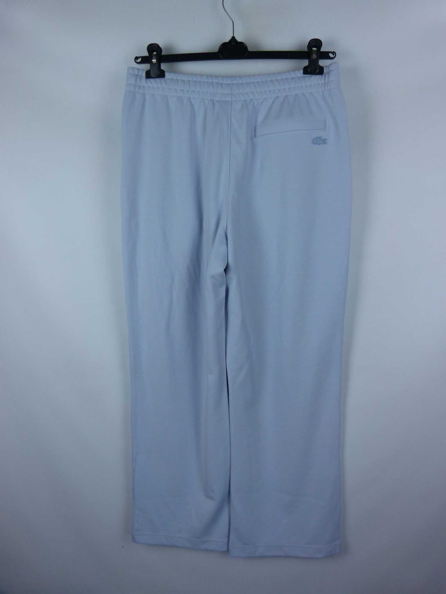 Lacoste Loose Fit proste spodnie dresowe z metką 4 / L