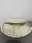 Vintage Tupperware Podzielona tacka na warzywa