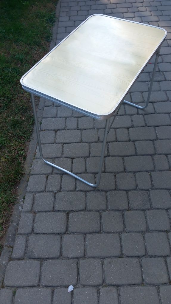 Stolik składany turystyczny (aluminiowy) PRL