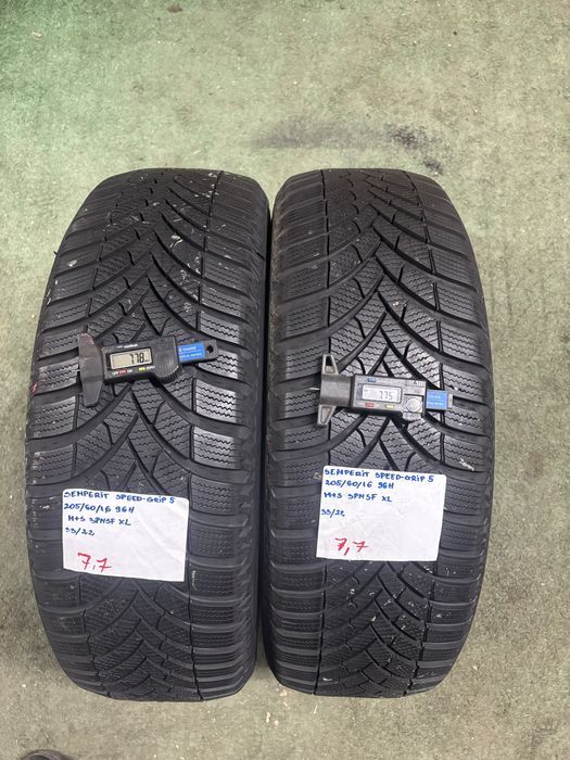2x 205/60R16 96H SEMPERIT SPEED-GRIP 5 opona zimowa M+S 3PMSF XL
