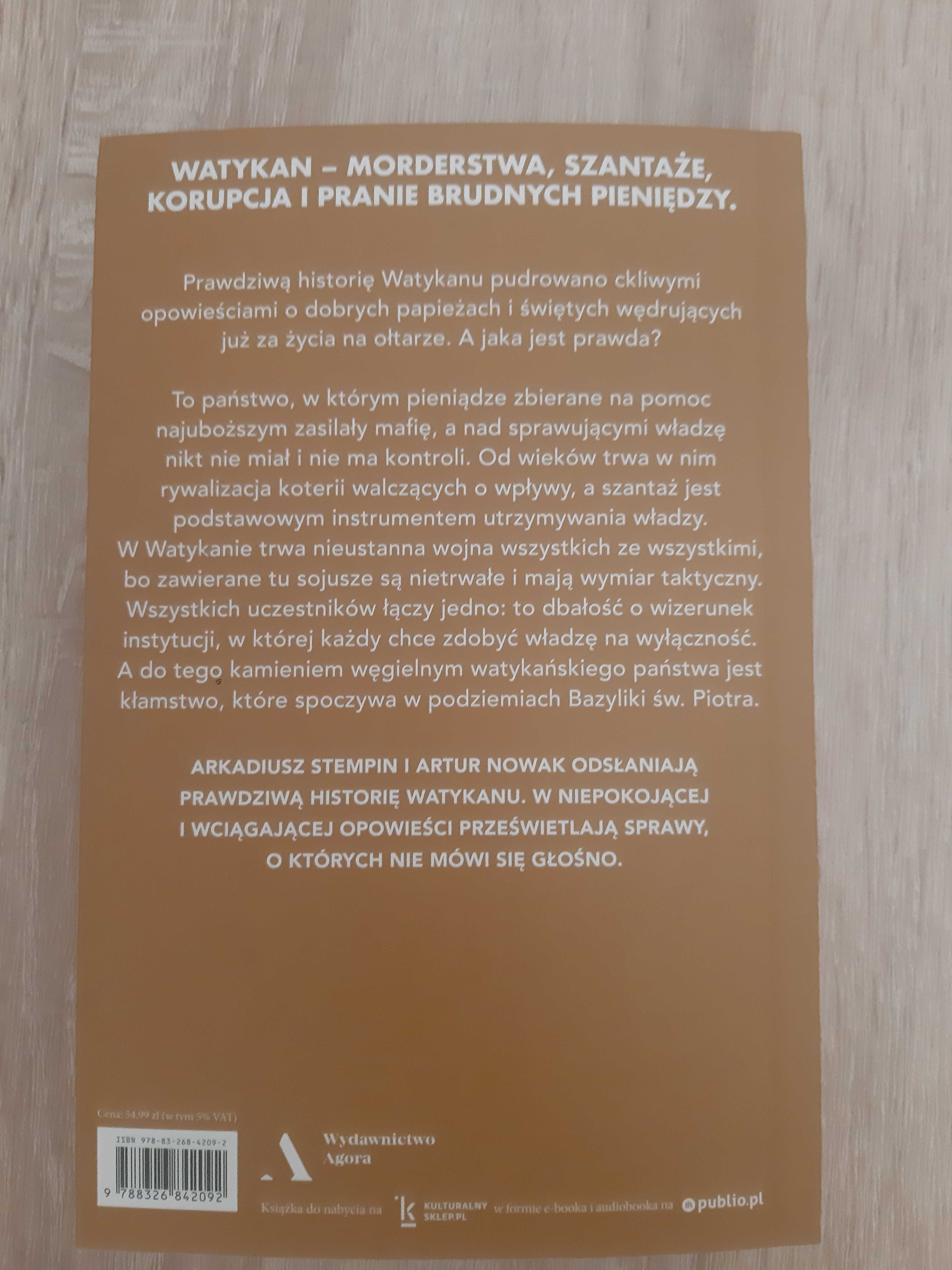 Arkadiusz Stempin, Artur Nowak "Kryminalna Historia Watykanu"