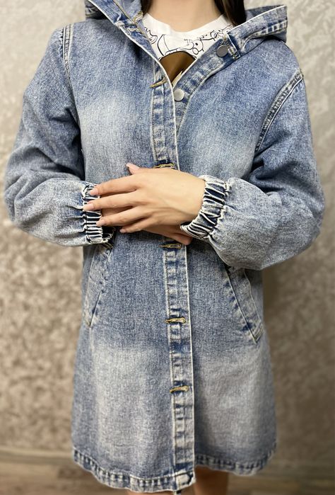 Джинсовий жіночий піджак