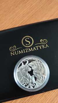 Srebrna moneta z 2022 roku.