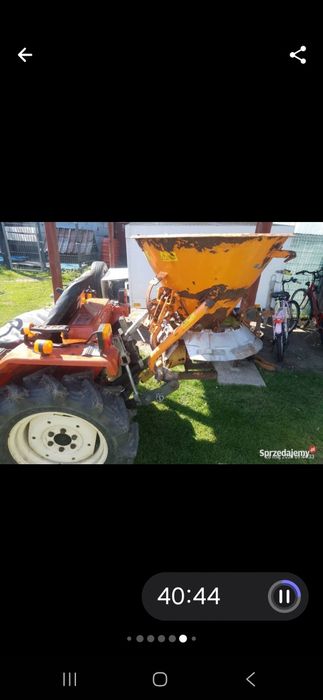 Piaskarka do mini traktorka