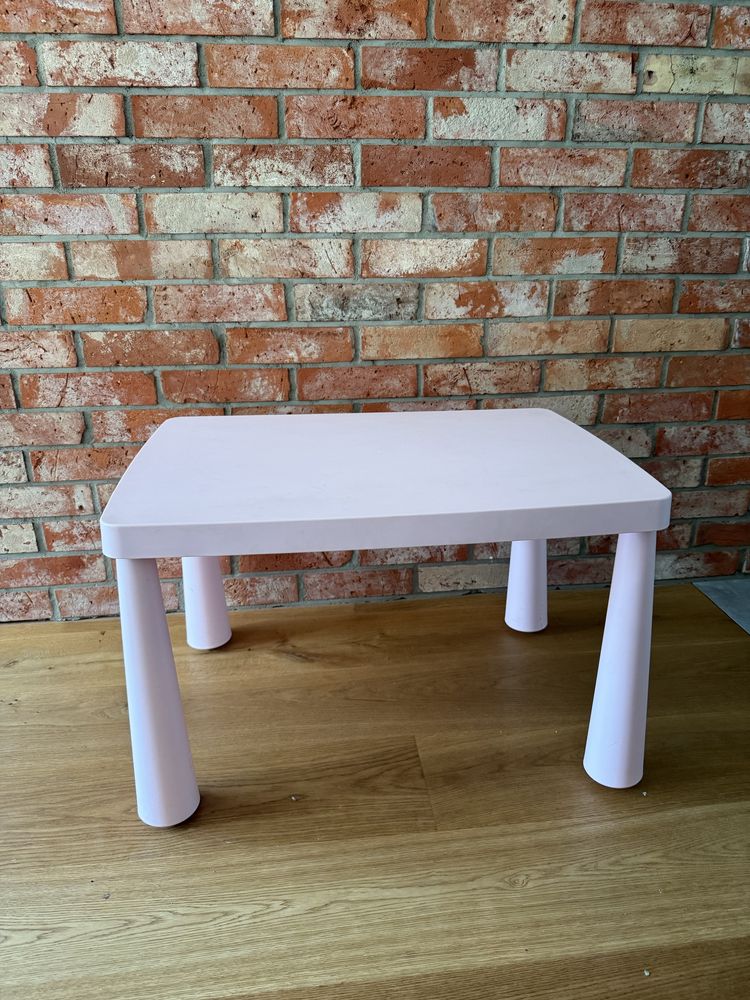 Stolik IKEA dla dziecka róż BDB