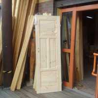 drzwi drewniane sosnowe Lite drewno Od Ręki Mocne Solidne