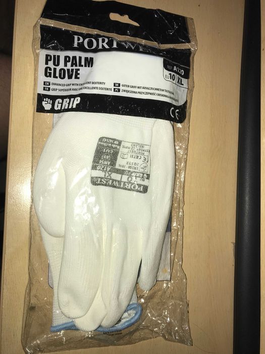 Rękawiczki powlekane PORTWEST A120 Biały
