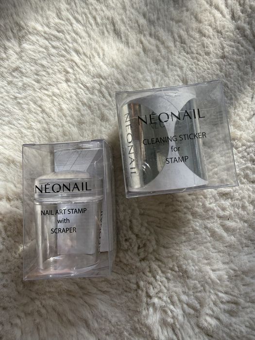 Nowy stempel + naklejki do czyszczenia stempla neonail