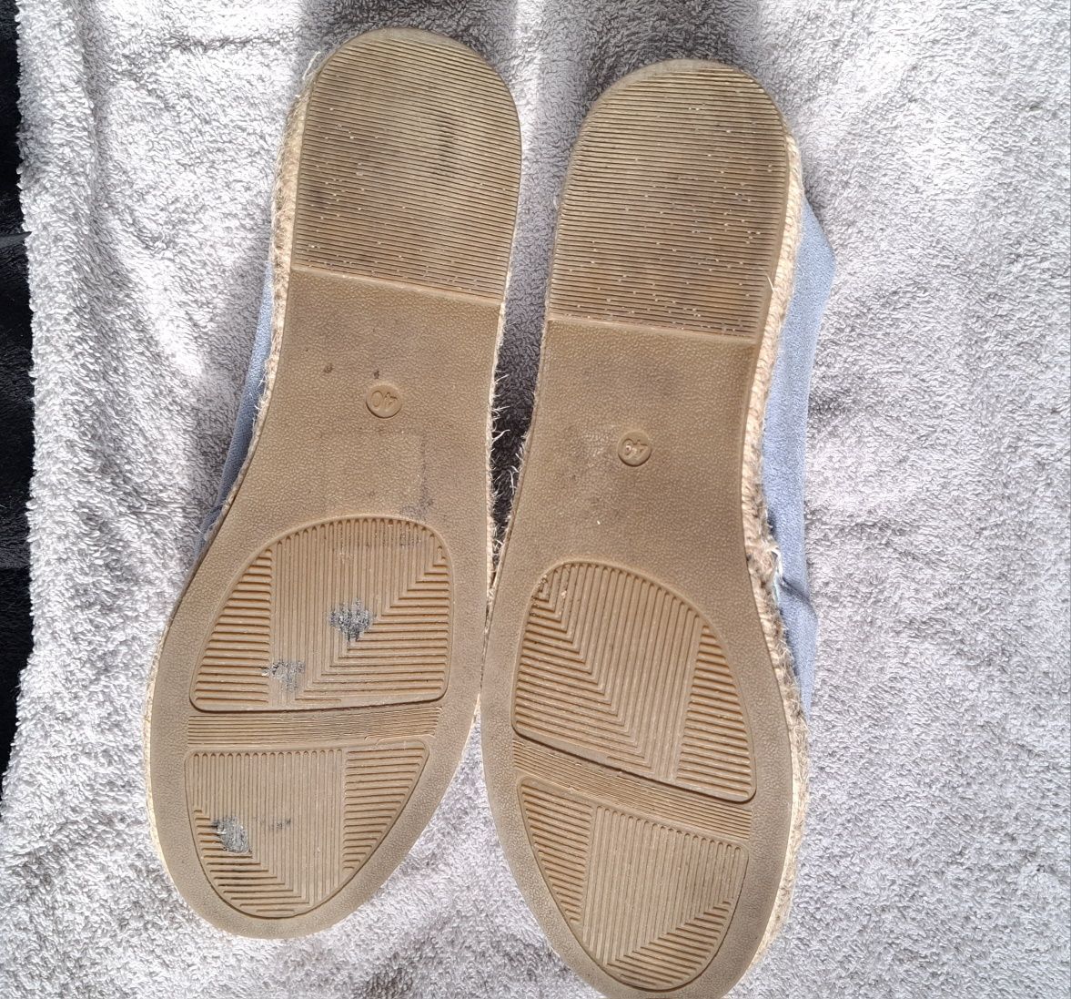 Błękitne espadryle