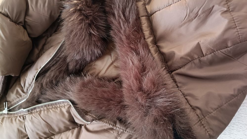 Sprzedam zimową kurtkę damska .kolor brązowy