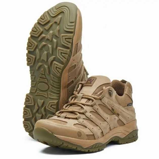Кросівки тактичні демісезонні PAV 407 койот з мембраною Winterfrost