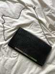 Elegant black handbag clutch bag torebka czarna kopertówka Parfois