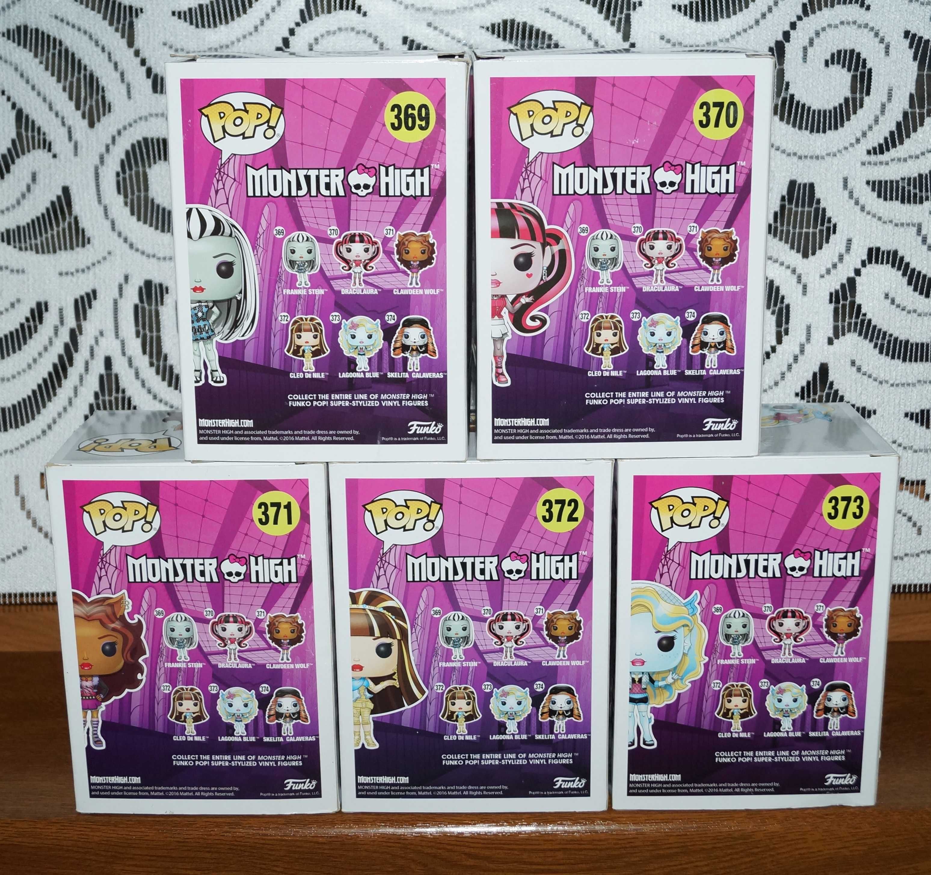 Funko Pop! Monster High 5 szt. ORYGINAŁ figurka figurki UNIKAT