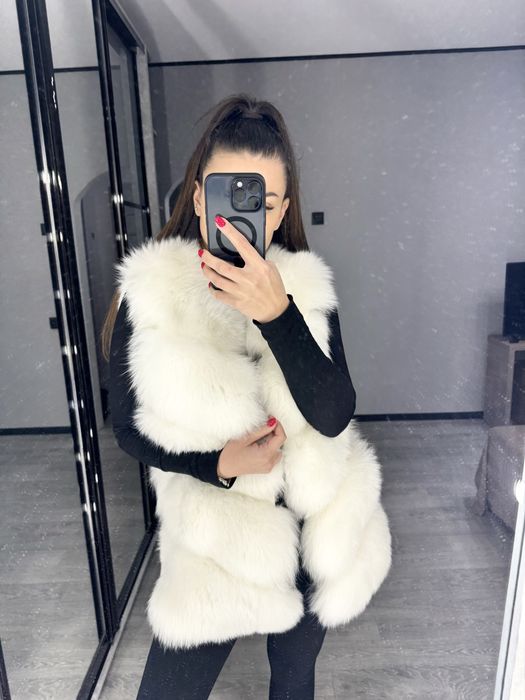 Жилетка меховая натуральная