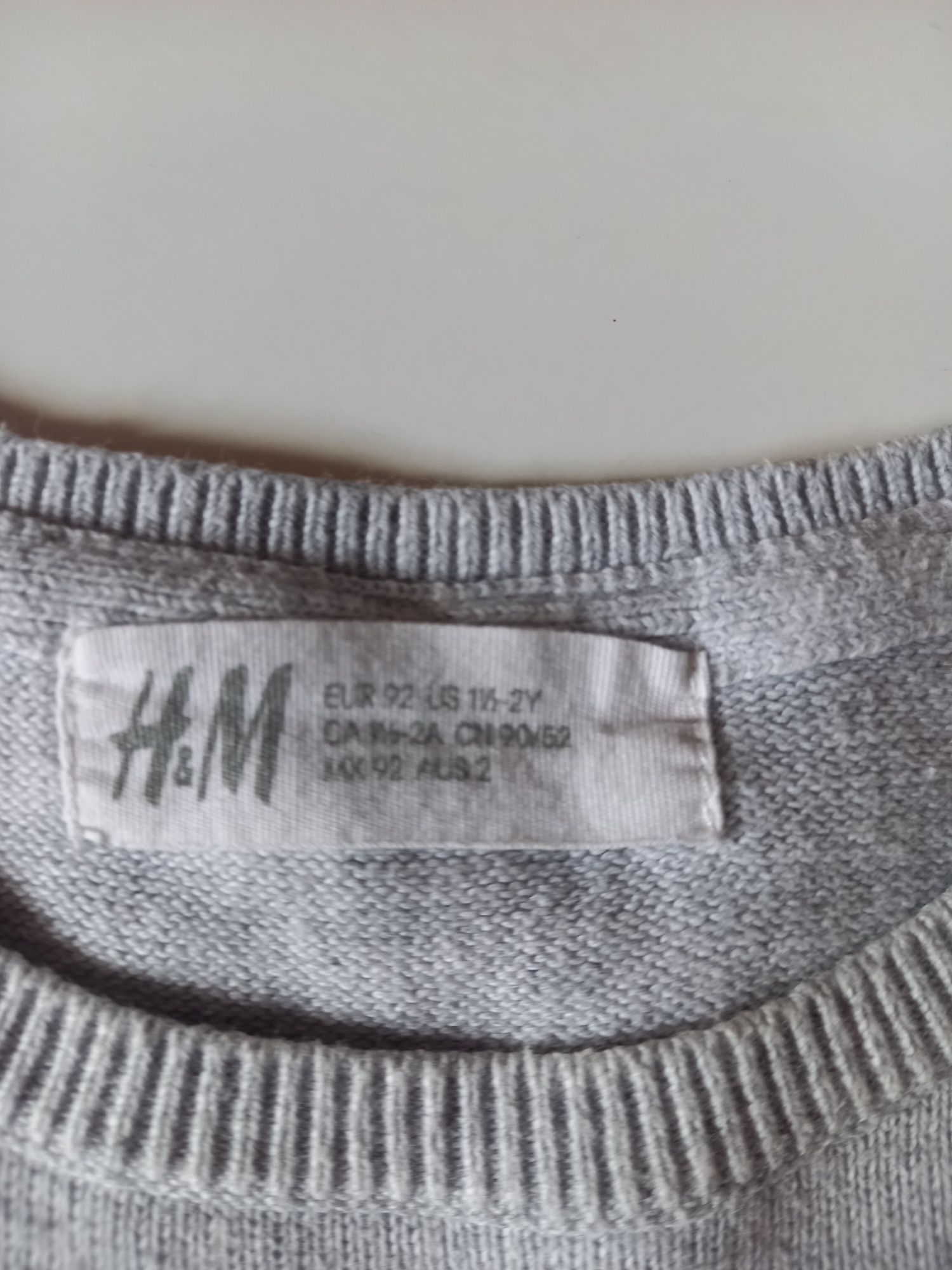 Tunika H&M, krótki rękaw, ala tunika, rozmiar 92