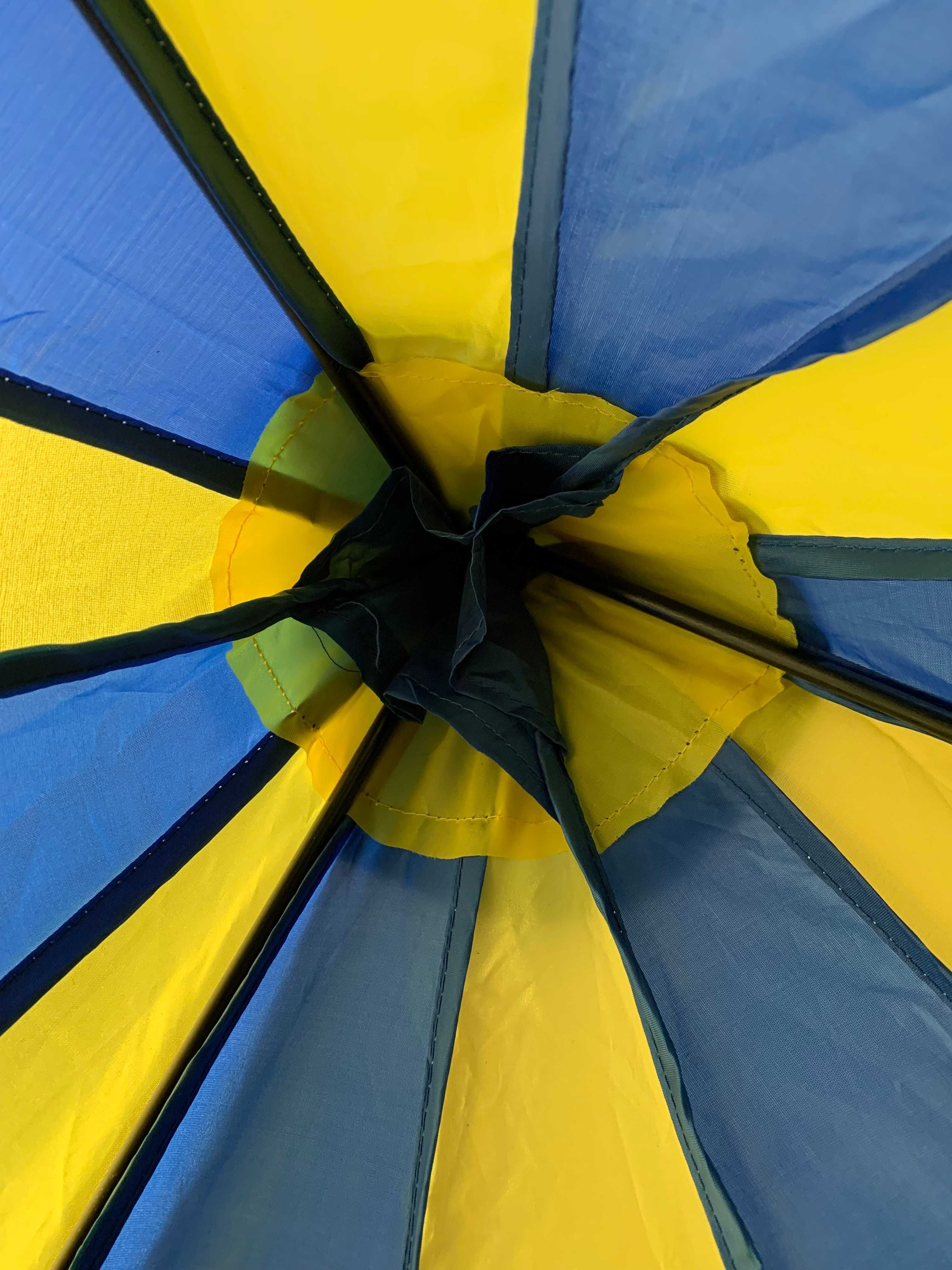 Namiot dla dzieci niebiesko-żółty; średnica 100 cm