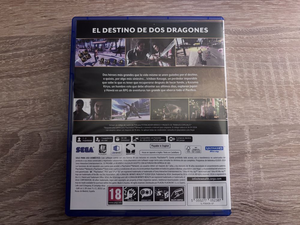 Like a Dragon Infinite Wealth PS5
