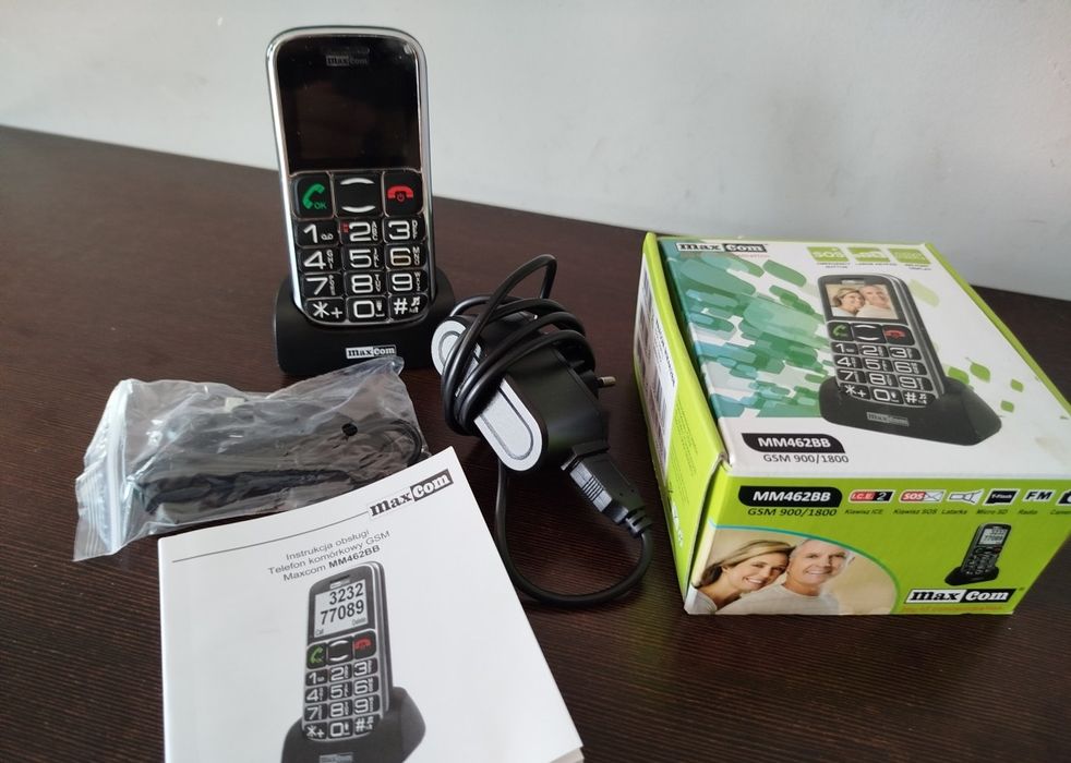 Telefon dla seniora Maxcom