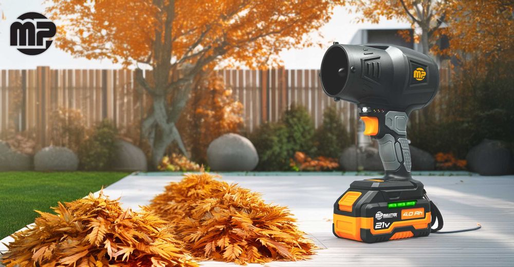 Mocna dmuchawa akumulatorowa do liści MAJSTER PRO Turbo Jet 800W 4Ah