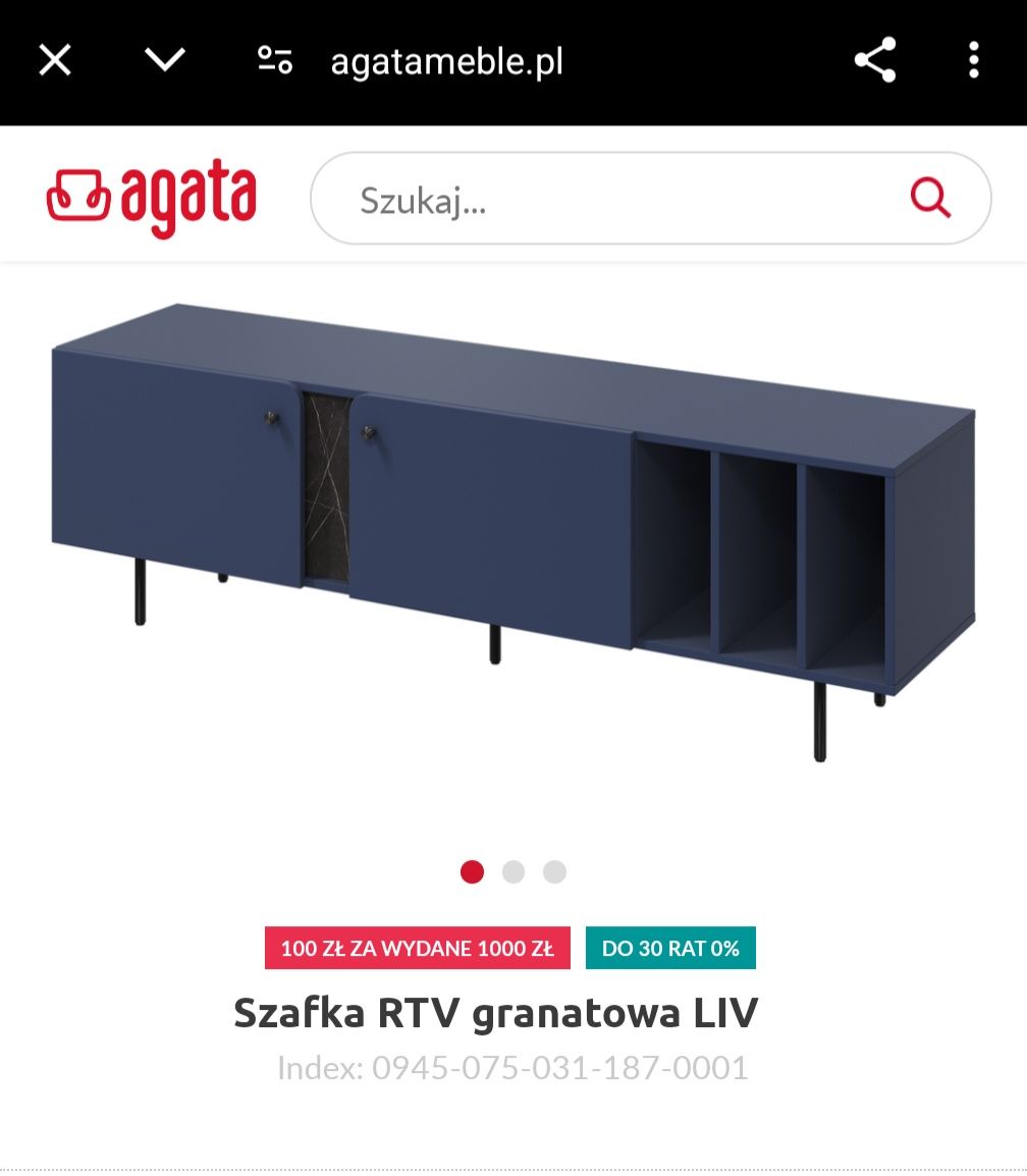 Nowoczesna szafka RTV