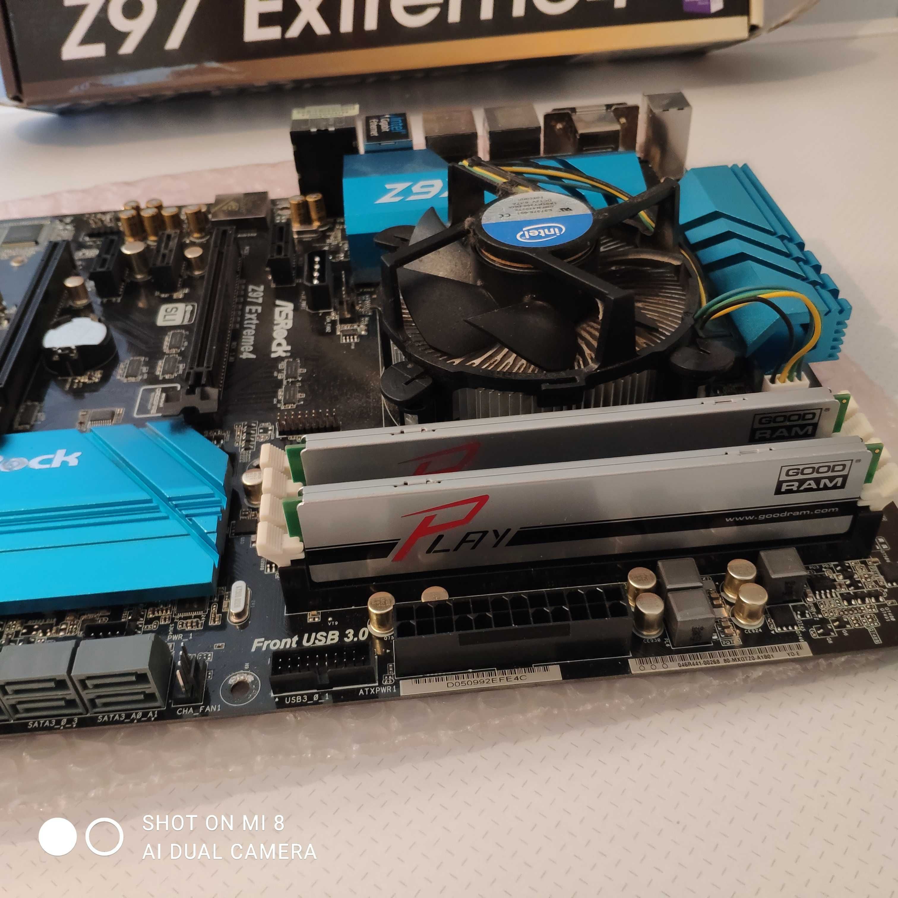 zestaw Intel i5+ ASRock  Z97 EXTREME4+GoodRam 2x4
