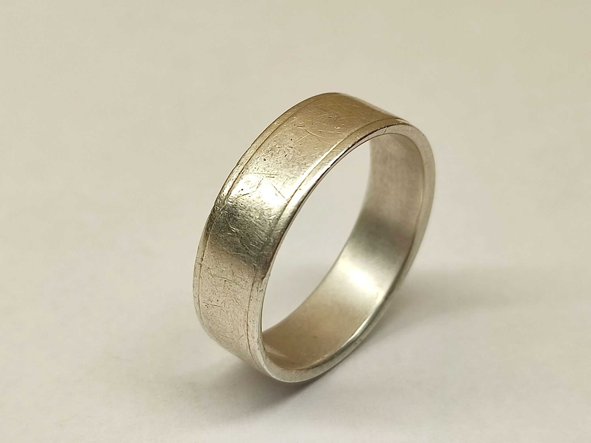 Obrączka srebrna P.925/6,05g/R.26 [DPK]