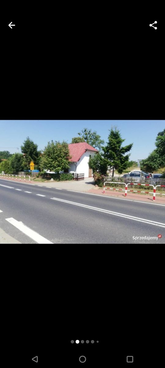 Dom z dwoma warsztatami duża działka