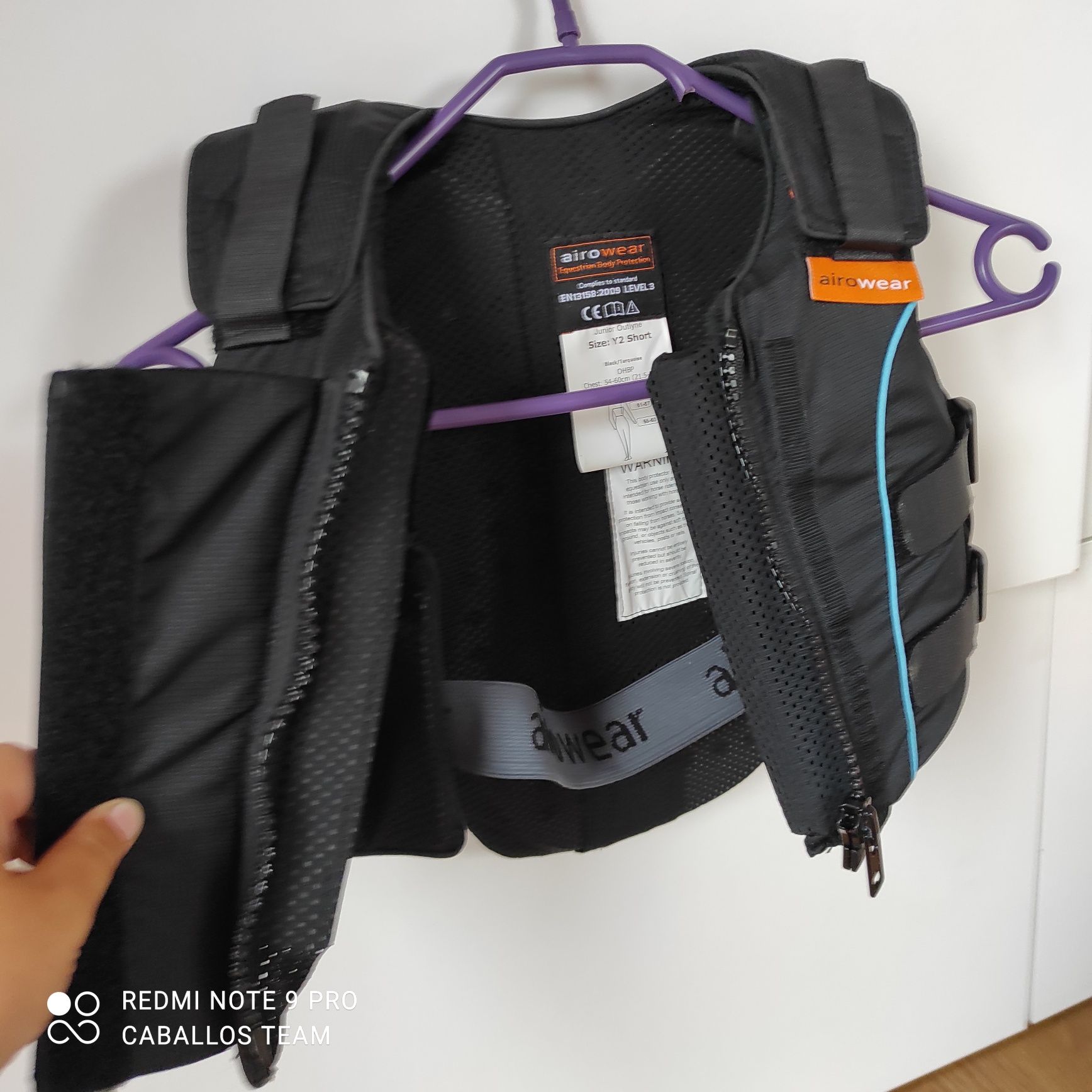 3-5 lat Airowear kamizelka ochronna jeździecka Y2 CXS Id.3