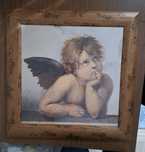 Obraz z aniołem 50x50 cm