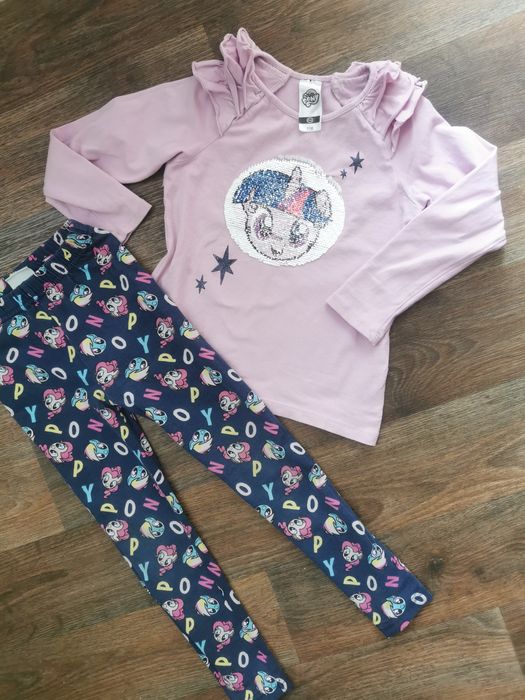 Komplet C&A My Little Pony – bluzka + leginsy 116