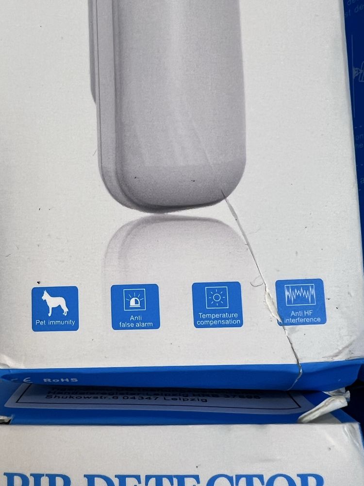 Conjunto 4 sensores detector movimento PIR - NOVO