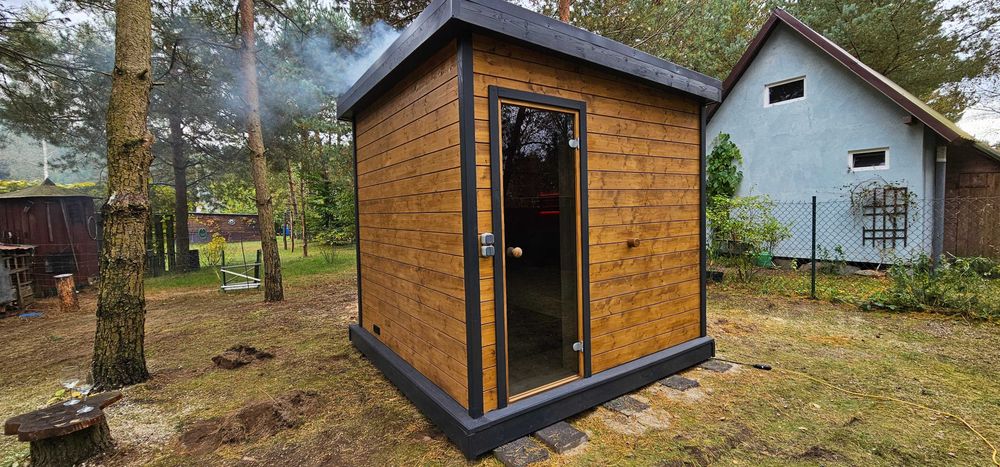 Sauna ogrodowa CUBANA (2.40 x2.40) Gotowa do odbioru.