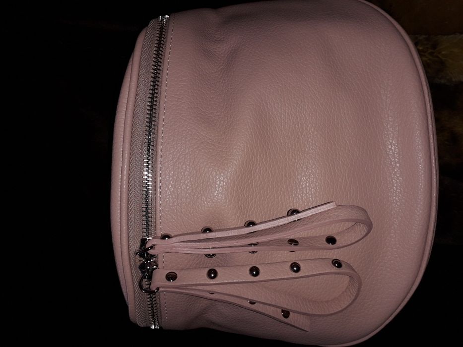 Сумка- клатч из натурального замша и кожи