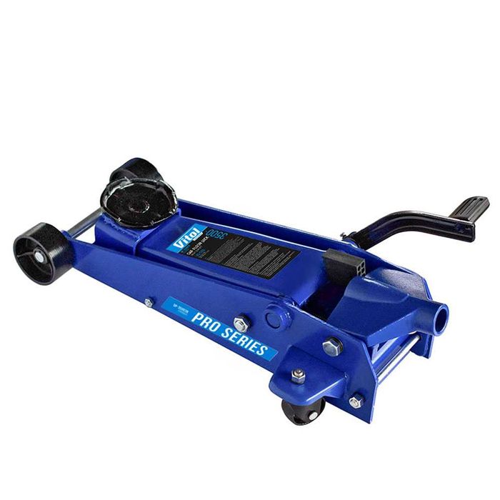 Домкрат гідравлічний підкатний 3,5т 145-500мм з педаллю 38кг DP-35038