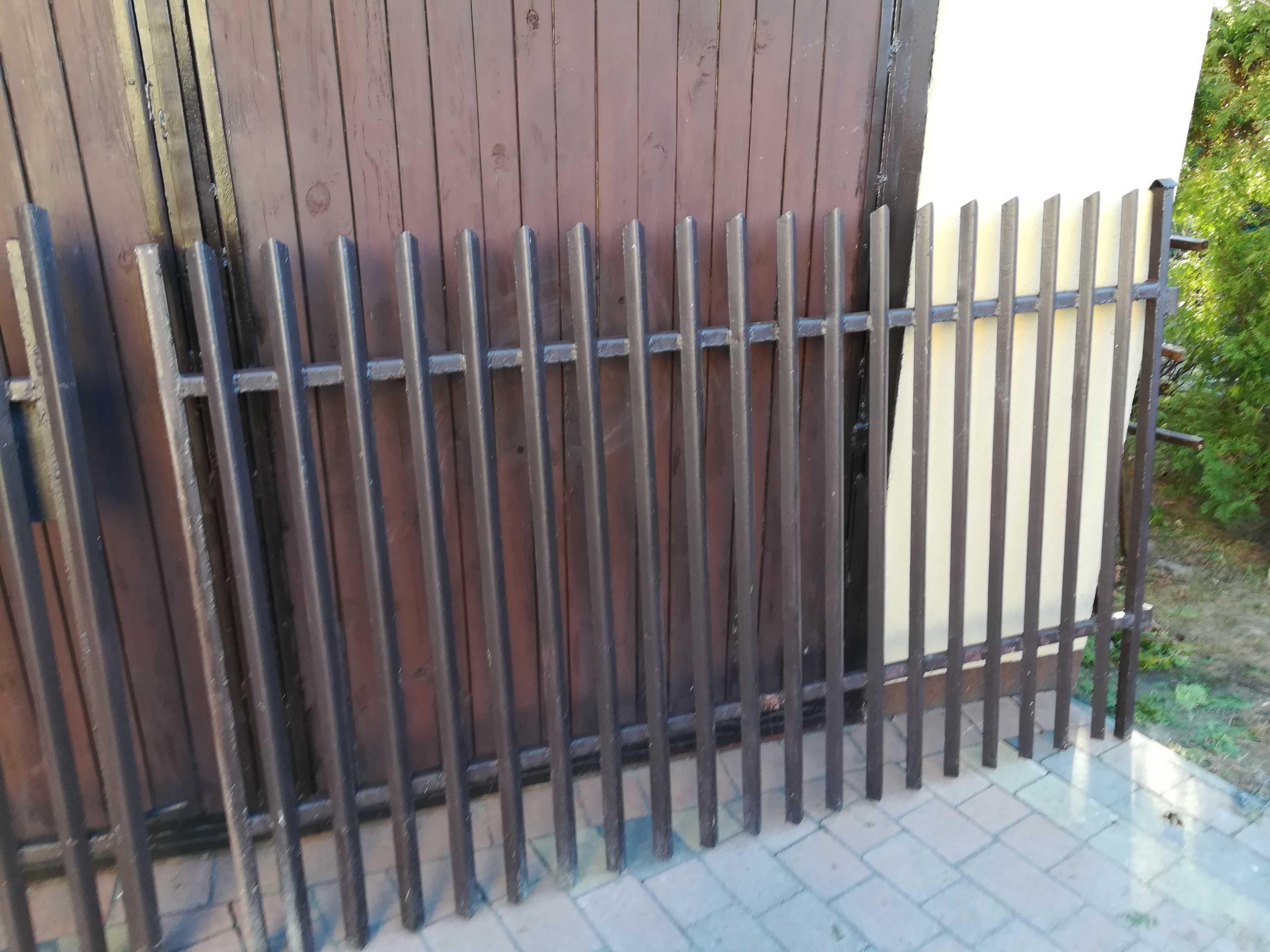Bardzo solidna stalowa brama + furtka (bramka)