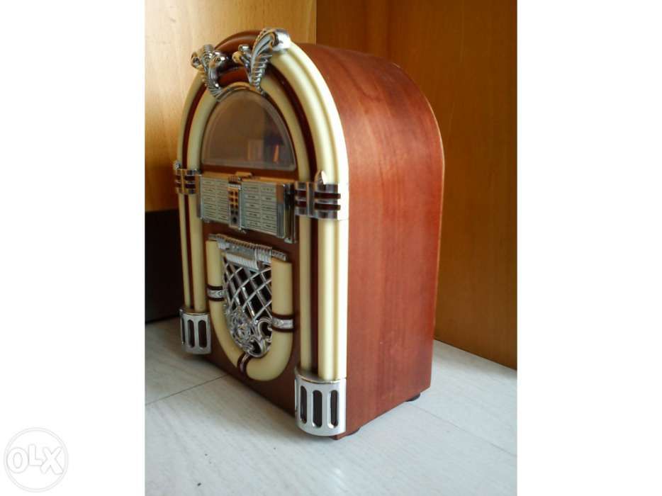 Vintage Jukebox Wurlitzer 3500 em Madeira vendo ou troco