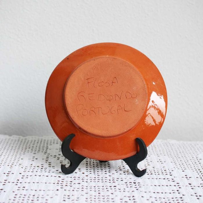 Prato alentejano de pequenas dimensões pintado à mão