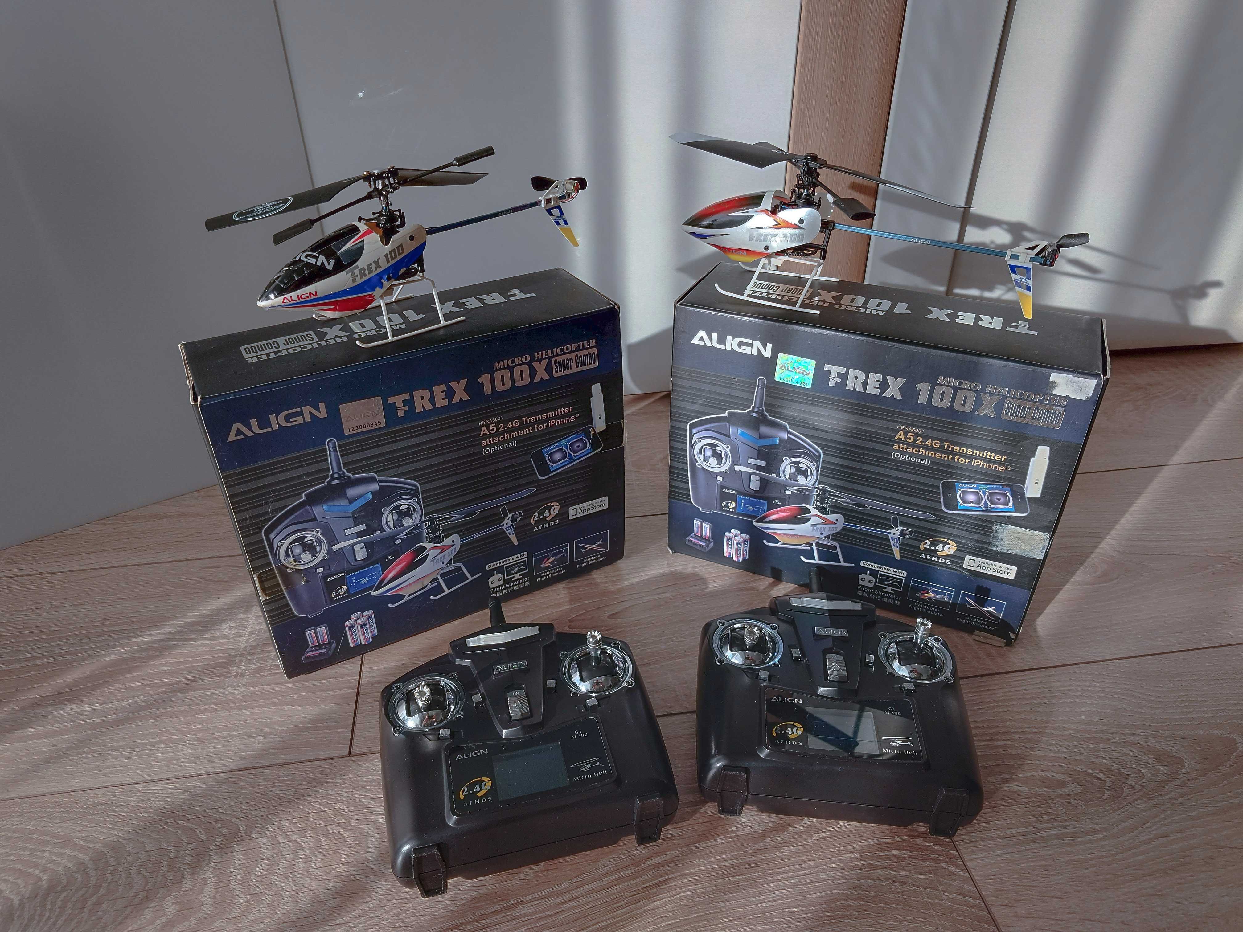 Helikoptery zdalnie sterowane Align T-Rex 100 (oryginalne)