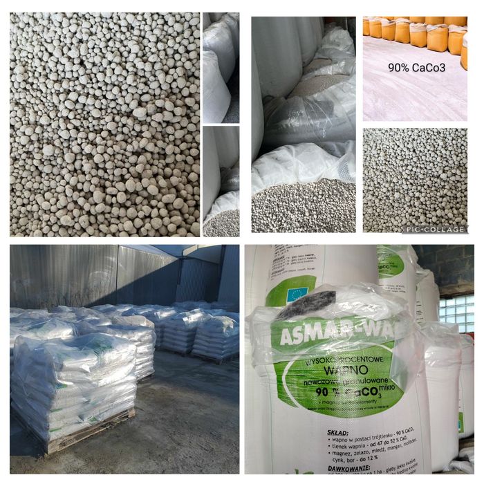 Wapno granulowane, kredowe, magnezowe, czarna kreda