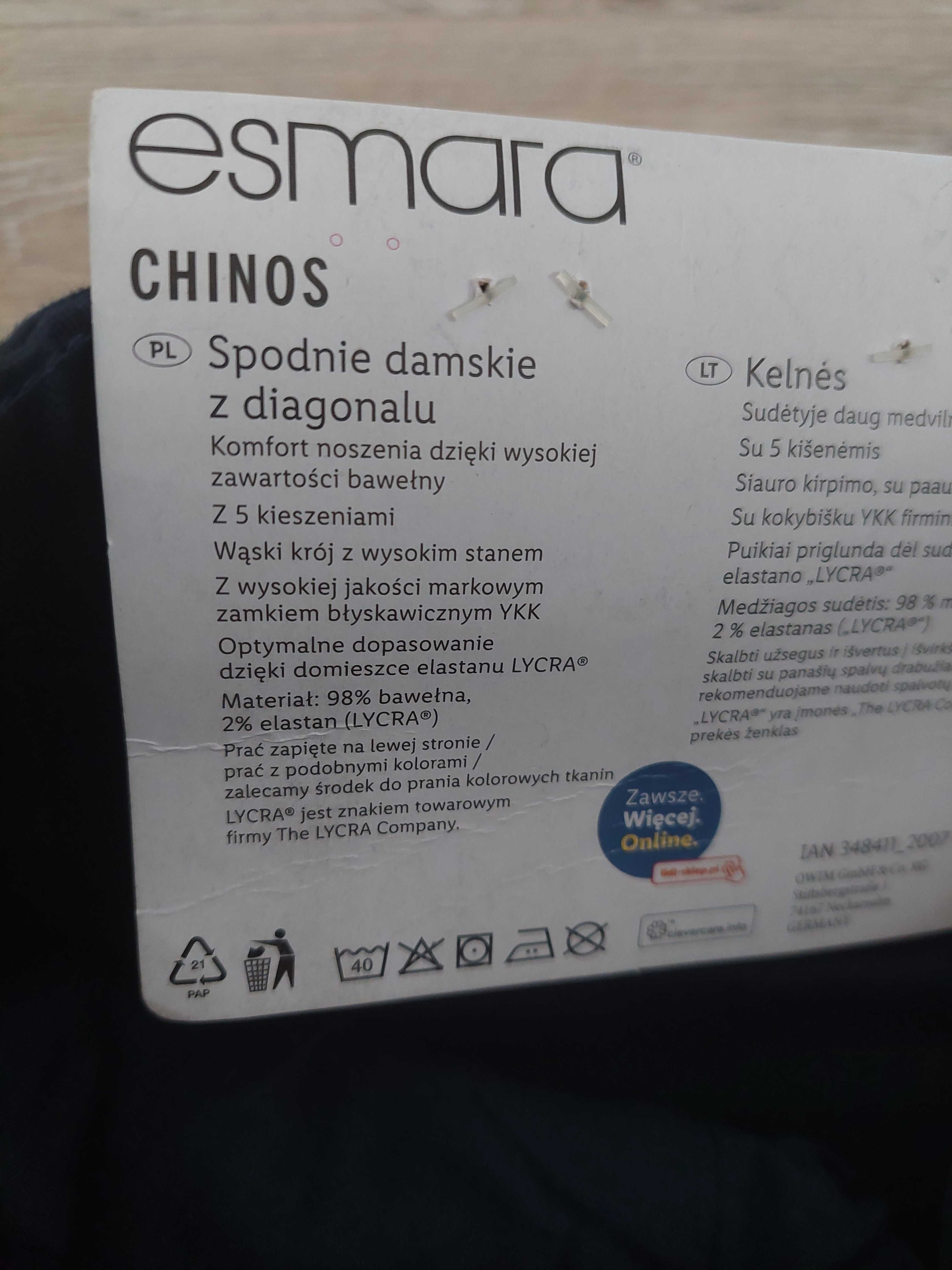 Nowe spodnie damskie Chinos