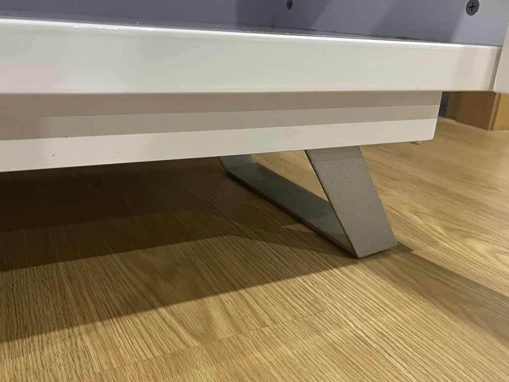 Movel TV lacado branco brilho